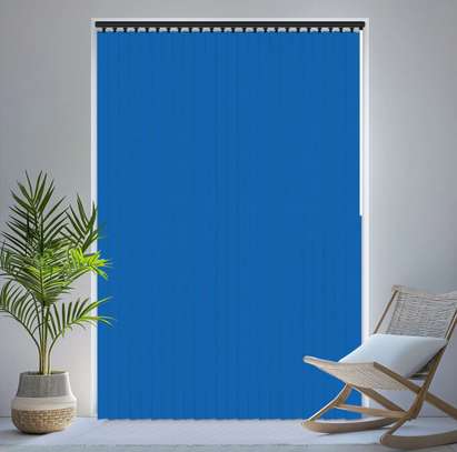 Blue Fabric Curtain Blinders image 8
