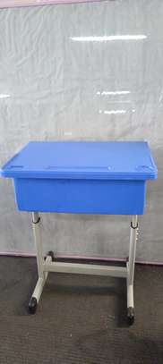 Adjustable Plastic Kids Desk and Chair Set image 5