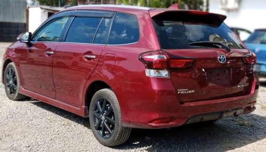 Toyota fielder WxB hybrid Maroon 2018 image 4