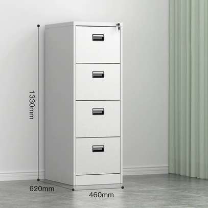 Lockable 4-Drawer Office Cabinet image 2