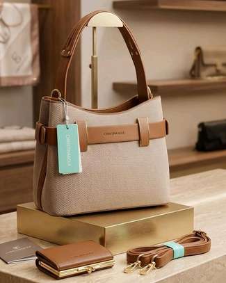 LADIES HANDBAGS WITH A PURSE image 2