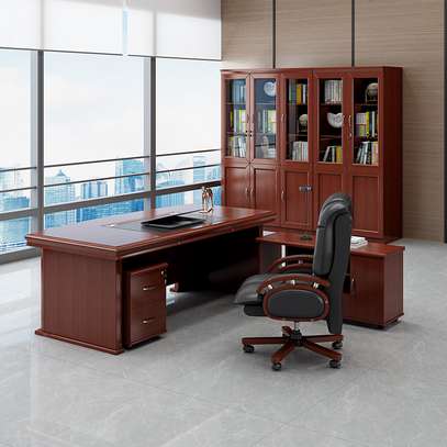Office Desk: 1.8 Meters Executive Office L-Shaped Table image 3