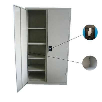 2-Door Metallic Office Cabinet image 7