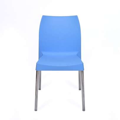 Blue Kenpoly Plastic Office Chair image 3