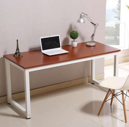 Durable Wood Metal Frame Office Computer Working Desk image 15