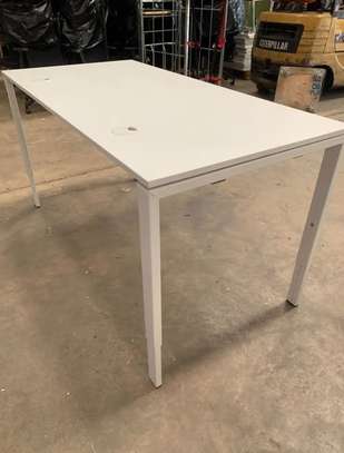 Wooden Metal Frame Computer Table image 12