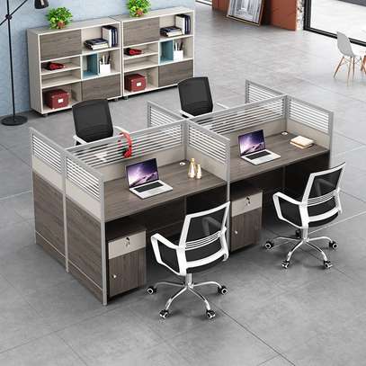 Workstations: 4-User Modern Way Office Setting image 5