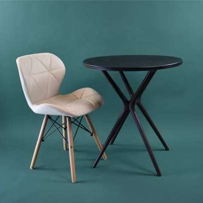 Dining Chair; Stylish Eames dining chair in Tabaka image 3