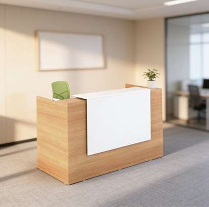 160cm Wooden Reception Desk image 10