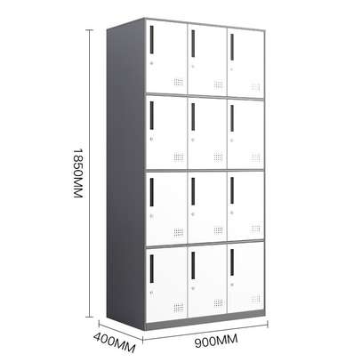 File Cabinet: Organized 15-Locker Cabinet With Ventilation image 2