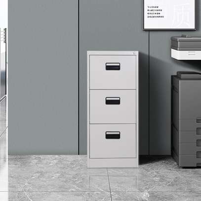Office Steel Filing Cabinet with 3 Drawers image 3