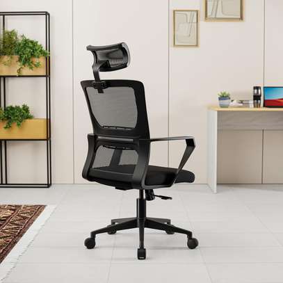 High-back orthopedic office seat image 13