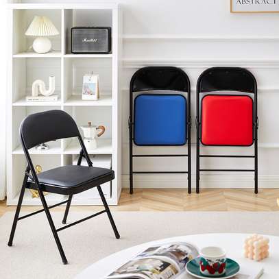 Foldable Chair : Black Foldable Office Chair In Keroka image 4