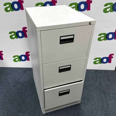 3-Drawers steel office filing cabinet image 2