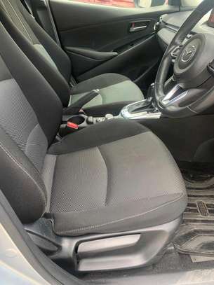 Mazda Demio gray color 2018 model fully loaded silver. image 6