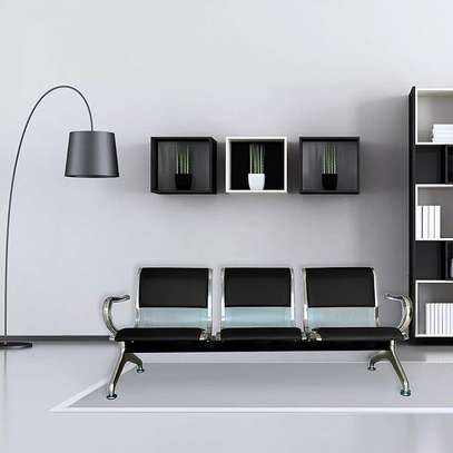 3-Seater Semi Padded Waiting Area Chair image 7