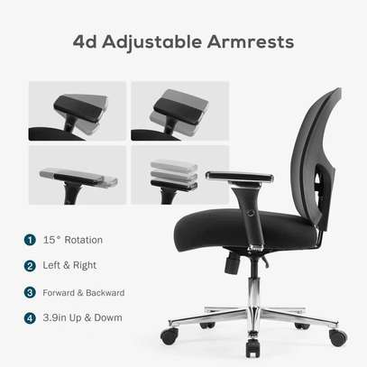 Strong Ergonomic Home Office Mesh Chair image 6