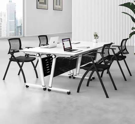 Office Table; Modern Folding Nesting Office Table image 3