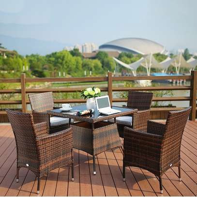 4-Seater Outdoor Rattan Dining Set image 6