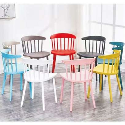 Durable Armless Plastic Luxury Dining Chair image 6
