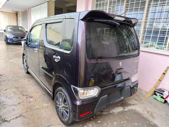 Suzuki String wagon 2018 black hybrid image 9