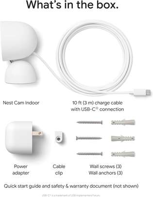 Google Nest Cam Indoor-3rd Gen 2K Security Camera image 2