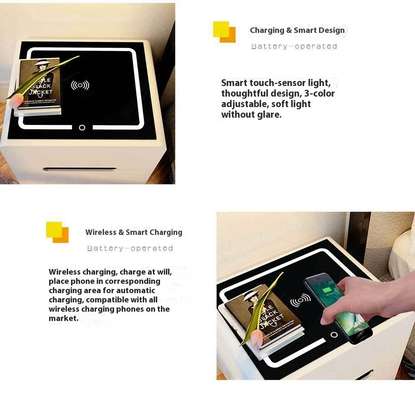 Smart Cabinet Fingerprint Wireless Charging Bluetooth image 2