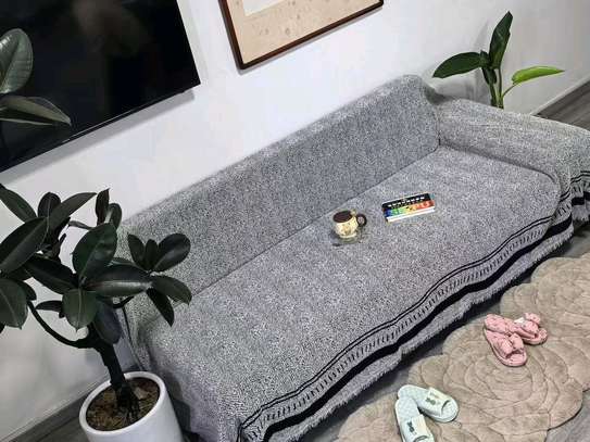 Reversible Chenille cotton sofa covers image 3