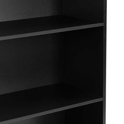 White Open Wooden Bookshelf image 2