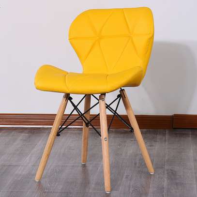 Dining Chair; Stylish Eames dining chair in Tabaka image 7