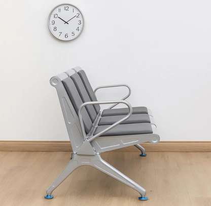 Reception Benches;3-Link Heavy Gauge  Office Bench In Suneka image 6