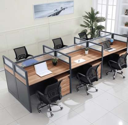 Office Workstation;4-Way Modular Office Workstation image 3