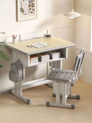 Kids Desk; Brown Kids Desk And seat in Maroo image 6