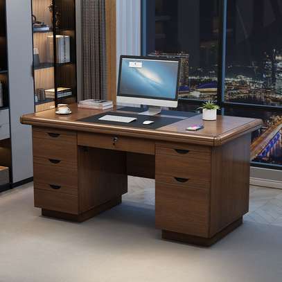 1400mm executive office desk with drawers image 9