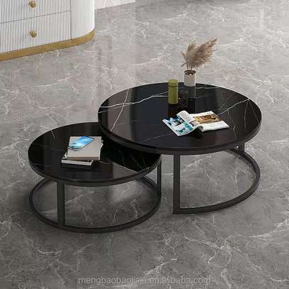 Dining Table: Round Dining Coffee Table In Kendu image 6