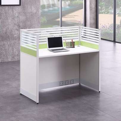 Office Workstation - 4 way modular workspace image 3