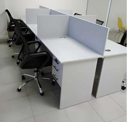 4-Way Office Working Station Desk image 11