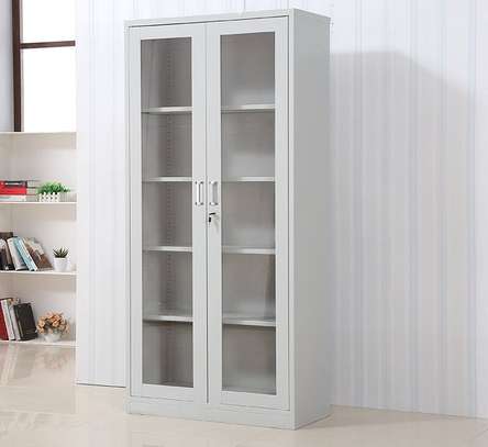 Office Cabinet; 2 Door Full Glass Filing Cabinet image 6