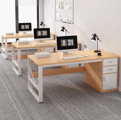 Study Desks : Home Office Study Desk with Storage image 3