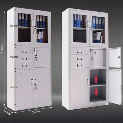 Steel Office Cabinet with Safe image 5