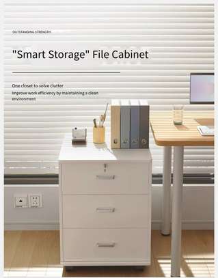 Office Cabinet: 3 Drawer Brown Office Cabinet In Tabaka image 2