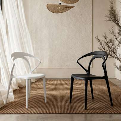 Dining Chairs;Black Plastic Dining Chair  In Bomet image 8