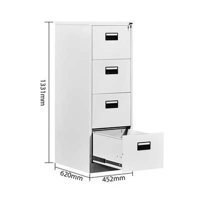 4-Drawer Steel Filing Cabinet image 5