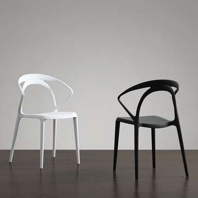 Dining Chair : White Plastic Dining Chair In Keroka image 2