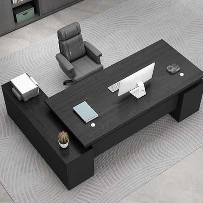 Office Desks: Transitional Executive Office Desk image 6