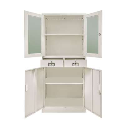 Office Cabinet: Steel Files Locker With 2 Drawers in Middle image 3