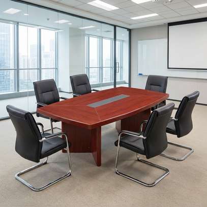 Boardroom Table; Mahogany Boardroom Meeting Table  in Suneka image 3