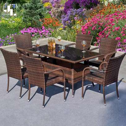 Outdoor Set: 6-Seater Rattan Outdoor Set In Kisumu image 3