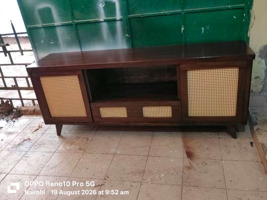 Spacious Wooden Sideboard with 4 Doors Storage image 3
