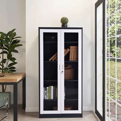Modern 2-Door Steel Office File Cabinet image 3
